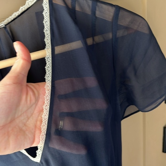 Armand Ventilo Sz 40 (Sz M US) Sheer Silk Midi Maxi Dress - Picture 10 of 11